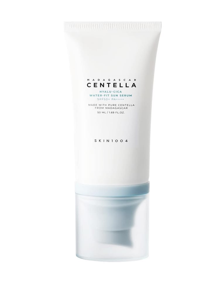 SKIN1004 Madagascar Centella Hyalu-Cica Water-Fit Sun Serum SPF50+ PA++++ | Lightweight Hydrating Sunscreen | 50ml