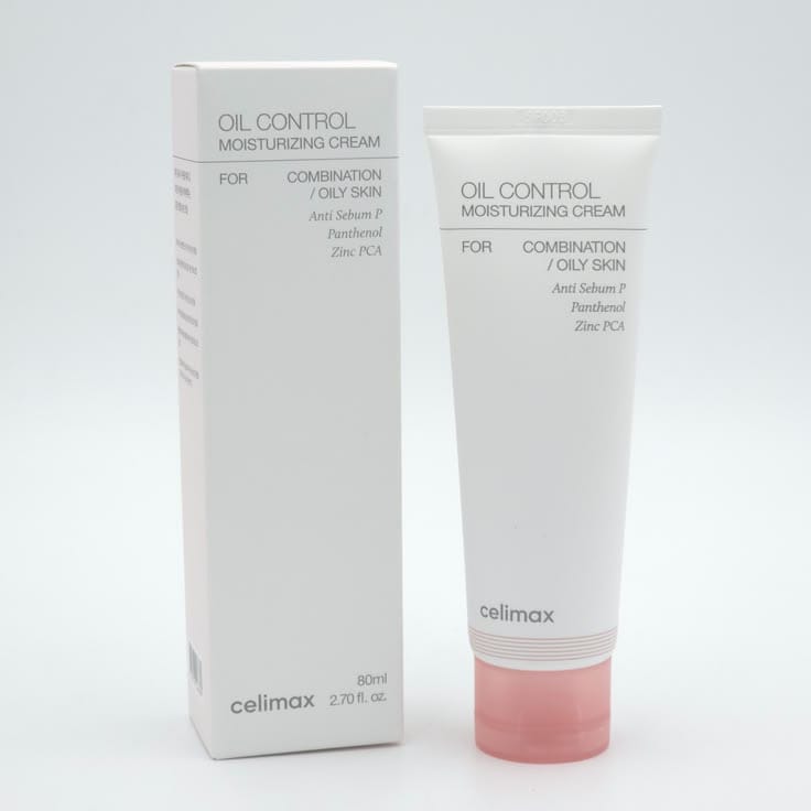 Celimax Oil Control Moisturizing Cream 80ml | Lightweight Hydration | Sebum Control | Non-Greasy Daily Face Moisturizer