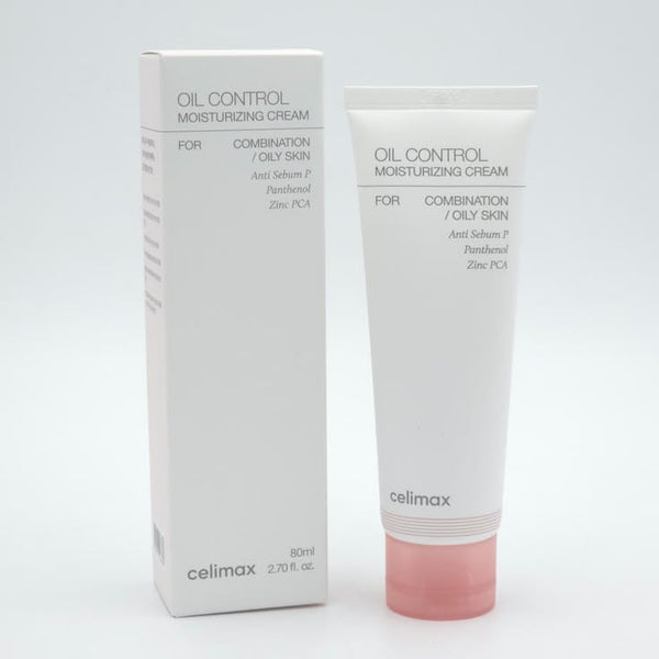 Celimax Oil Control Moisturizing Cream 80ml | Lightweight Hydration | Sebum Control | Non-Greasy Daily Face Moisturizer
