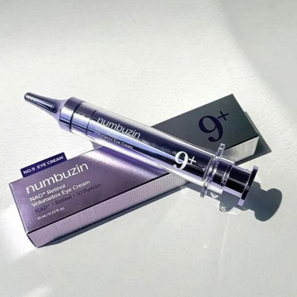 Numbuzin No.9 NAD+ Retinol Volumetox Eye Cream 10ml | Anti-Aging, Firming & Brightening Eye Treatment