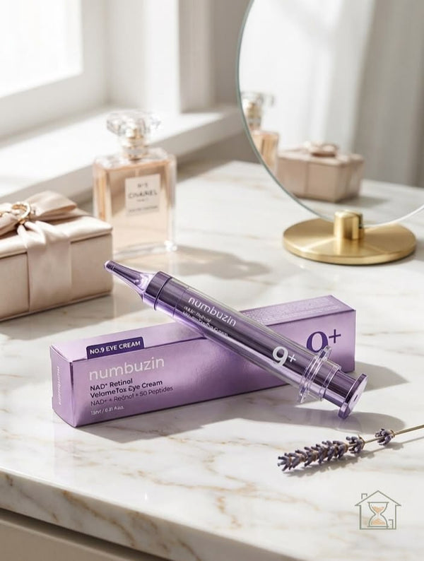 Numbuzin No.9 NAD+ Retinol Volumetox Eye Cream 10ml | Anti-Aging, Firming & Brightening Eye Treatment