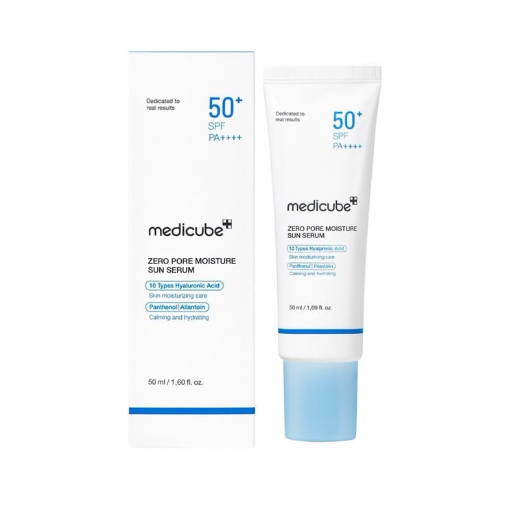 Medicube Zero Pore Moisture Sun Serum SPF 50+ PA++++ – Lightweight Hydrating Sunscreen | 50ml