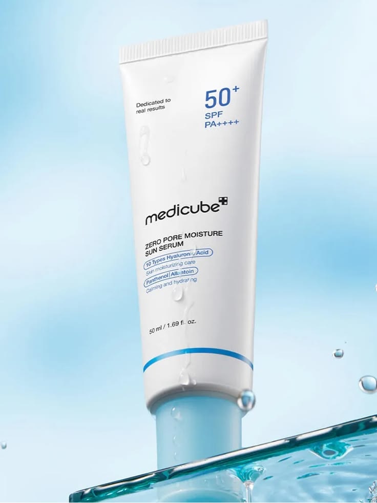 Medicube Zero Pore Moisture Sun Serum SPF 50+ PA++++ – Lightweight Hydrating Sunscreen | 50ml