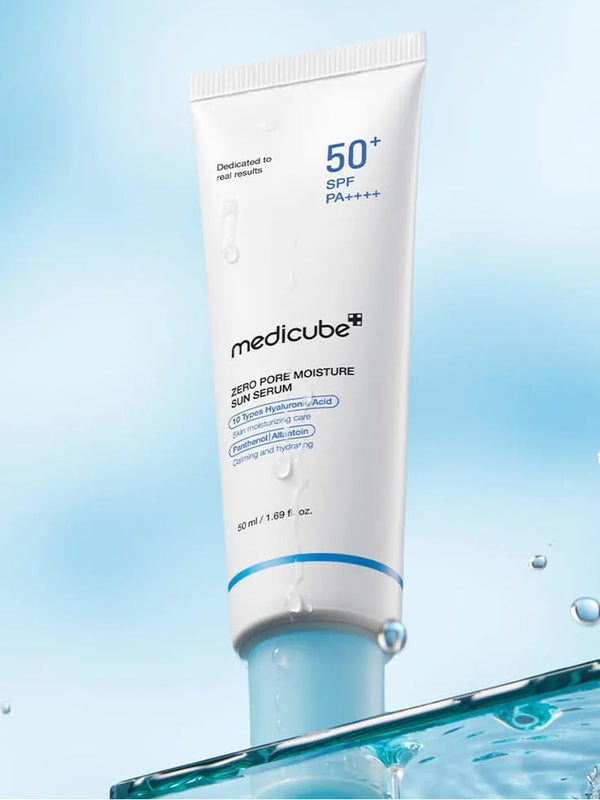 Medicube Zero Pore Moisture Sun Serum SPF 50+ PA++++ – Lightweight Hydrating Sunscreen | 50ml