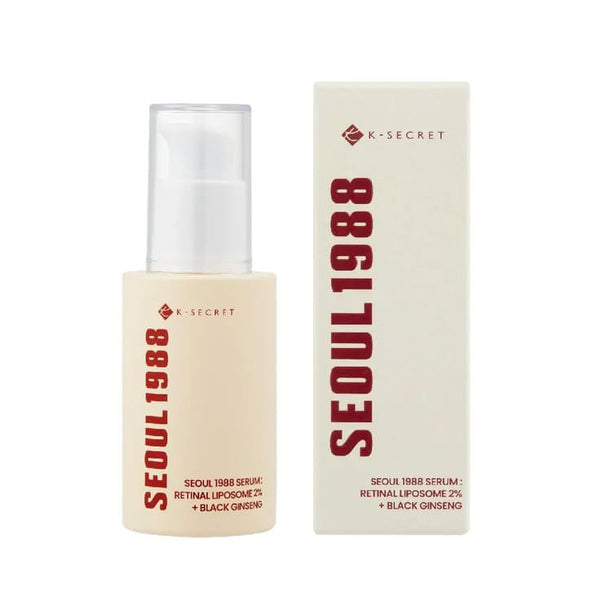 K-Secret Seoul 1988 Retinol & Black Ginseng Serum – 30ml