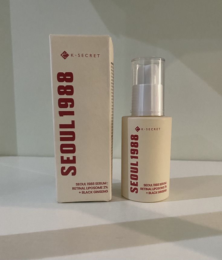 K-Secret Seoul 1988 Retinol & Black Ginseng Serum – 30ml