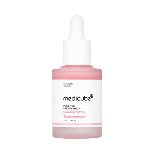 Medicube PDRN Pink Peptide Serum 30ml | Glass Skin Repair Serum | Peptide & PDRN Anti-Aging Serum | Hydrating, Firming & Brightening Korean Skincare