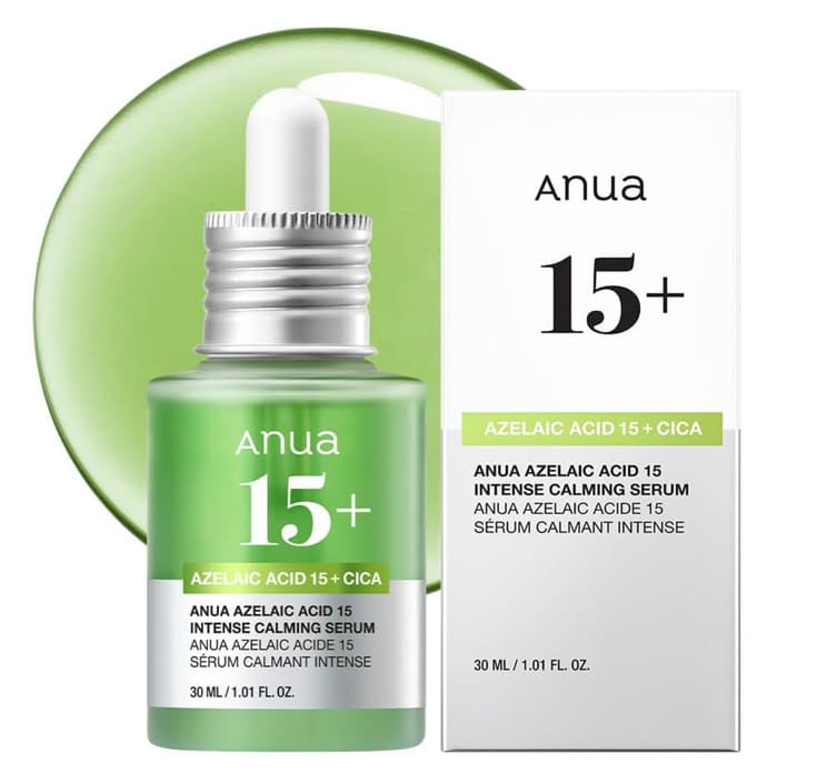 ANUA Azelaic Acid Serum – Brightening, Redness Relief & Pore Refining Serum | Gentle Daily Care for Sensitive Skin