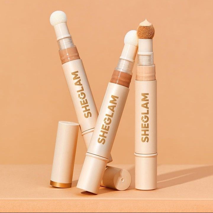 SHEGLAM Cushion Concealer Pen – Lightweight Full Coverage Concealer with Precision Sponge Applicator (All Shades)