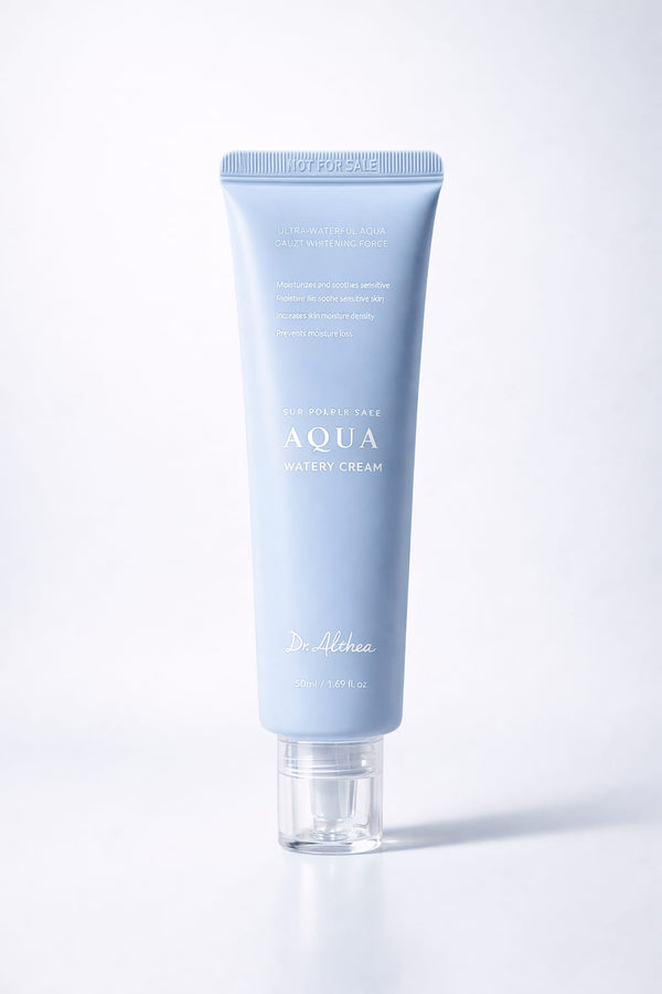 Dr. Althea Aqua Watery Cream – Ultra Hydrating Moisturizer for Sensitive Skin | Lightweight Soothing Korean Skincare (50ml)