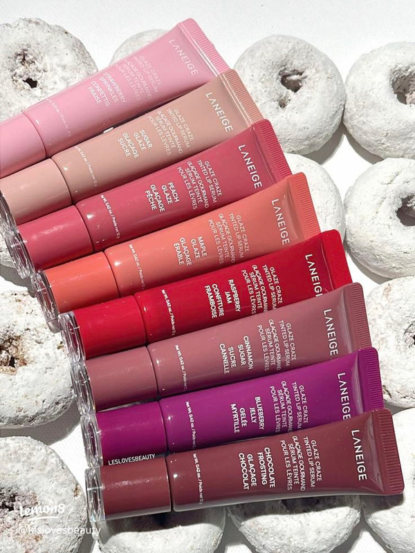 Laneige Glaze Craze Tinted Lip Serum – Hydrating Glossy Lip Balm for Soft, Plump & Juicy Lips (All Shades)