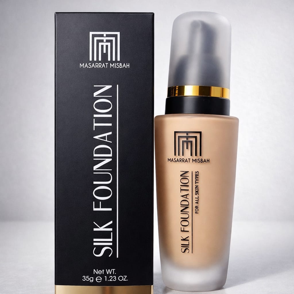 Masarrat Misbah Silk Foundation – Flawless, Weightless Coverage for All Skin Types