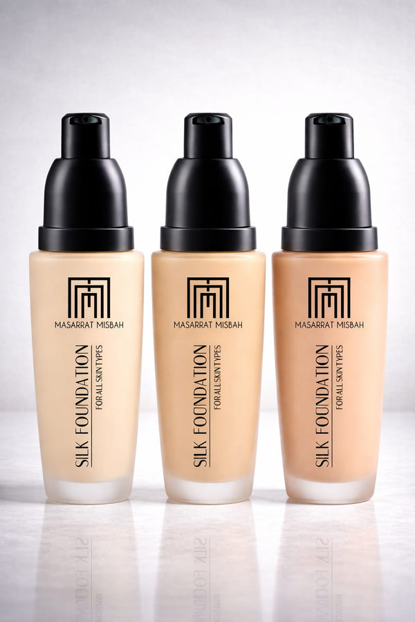 Masarrat Misbah Silk Foundation – Flawless, Weightless Coverage for All Skin Types