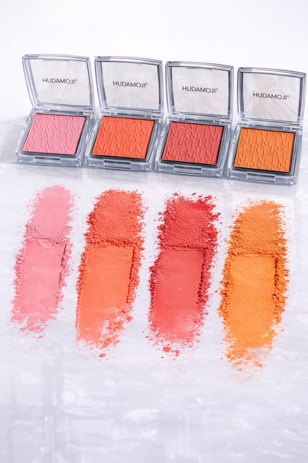 HUDAMOJI Powder Blush – Smooth, Pigmented, Long-Lasting Glow