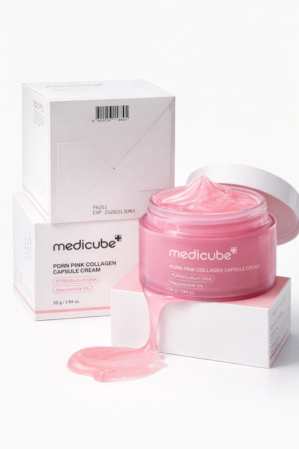 Medicube PDRN Pink Collagen Capsule Cream – Glass Skin Hydration & Firming Repair