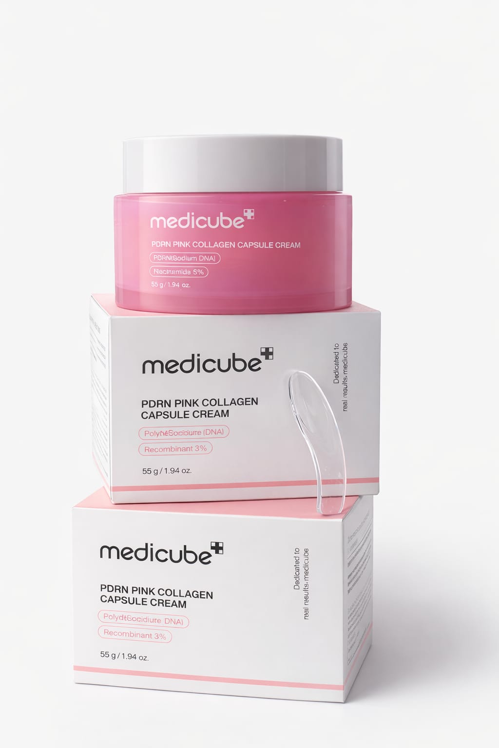 Medicube PDRN Pink Collagen Capsule Cream – Glass Skin Hydration & Firming Repair