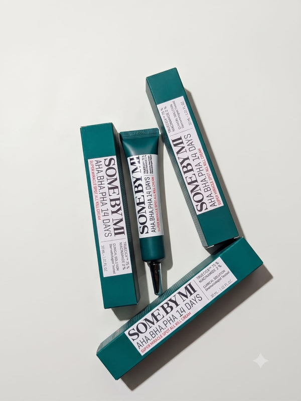 SOME BY MI AHA BHA PHA 14 Days Miracle Spot Cream – Acne Clearing, Pore Refining & Skin Repair Treatment