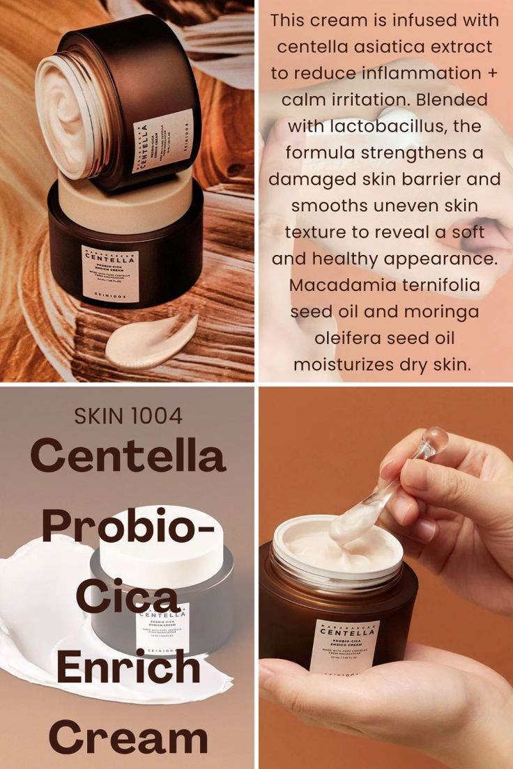 Skin1004 Madagascar Centella Probio-Cica Enrich Cream 50ml | Deep Barrier Repair Moisturizer for Sensitive, Dry & Damaged Skin | Korean Skincare Hydrating Cream