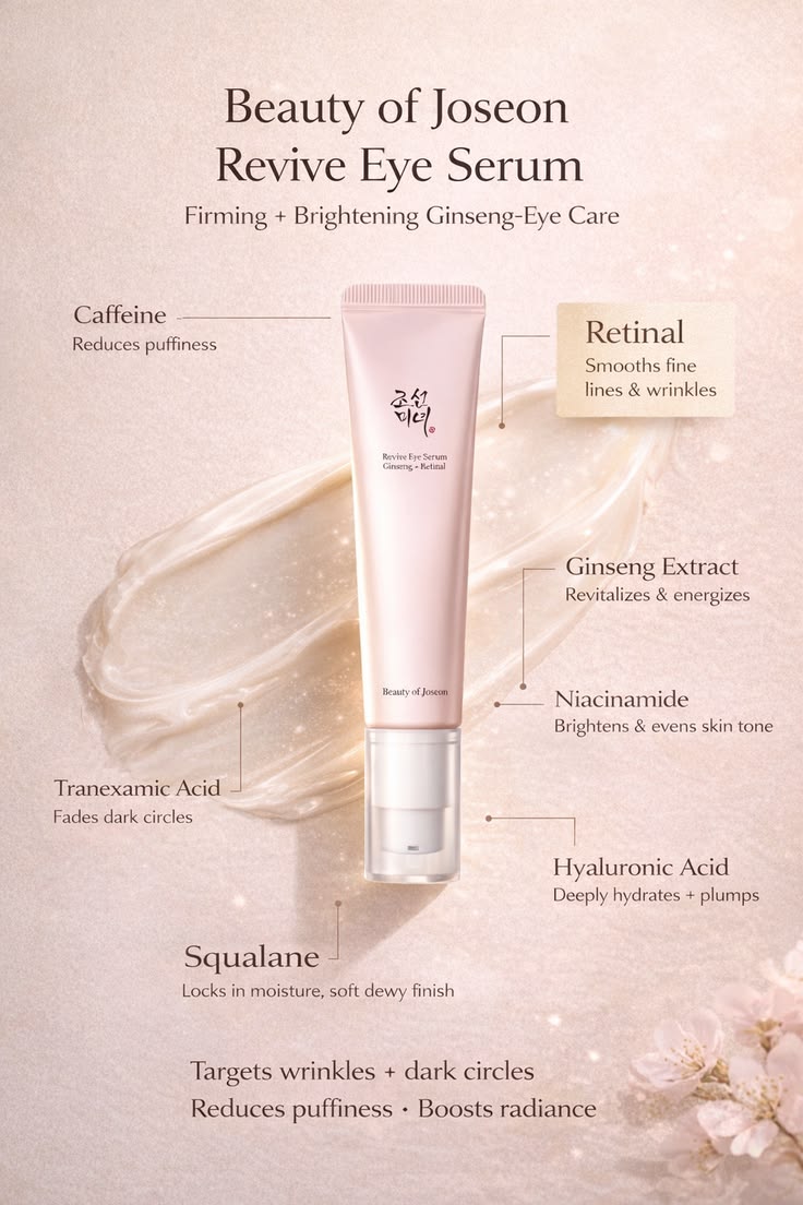 Bright Eyes in Every Drop – Beauty of Joseon Revive Eye Serum Ginseng + Retinal (30ml)