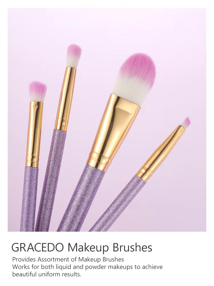 Make up Brushes Set with Bag Random Color