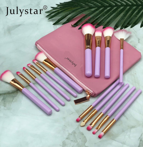 Make up Brushes Set with Bag Random Color